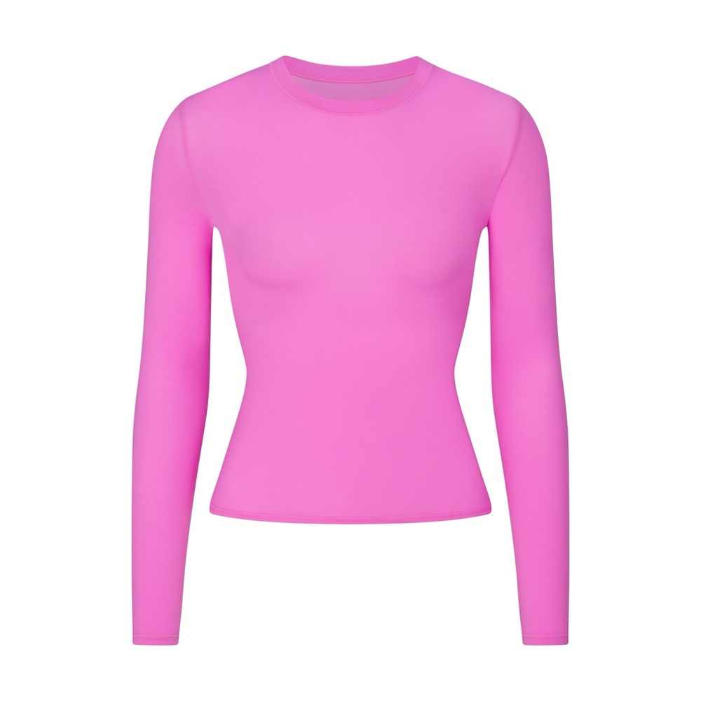 SKIMS Neon Orchid, fits everybody long sleeve T-shirt… SOLD OUT